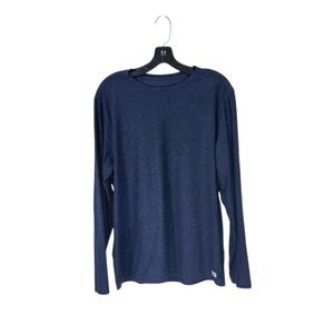 Vuori Long‎ Sleeve Strato Tech Tee Navy Heather Men's Large Activewear